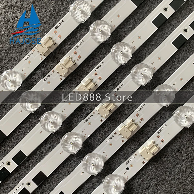 tv led backlight 100% New 12pcs/Kit LED strips for SAMSUNG 58 TV UA58H5203 UE58H5205 UE58J5000 UN58J5190AF UE58J5200AW DMGE-580SMB-R3 LM41-00091G tv led backlight