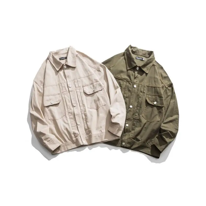 

Northern Boundary Men'S Wear 2020 Spring New Style Open Wire Design Workwear Popular Brand Jacket MEN'S Casual Jacket on Clothes