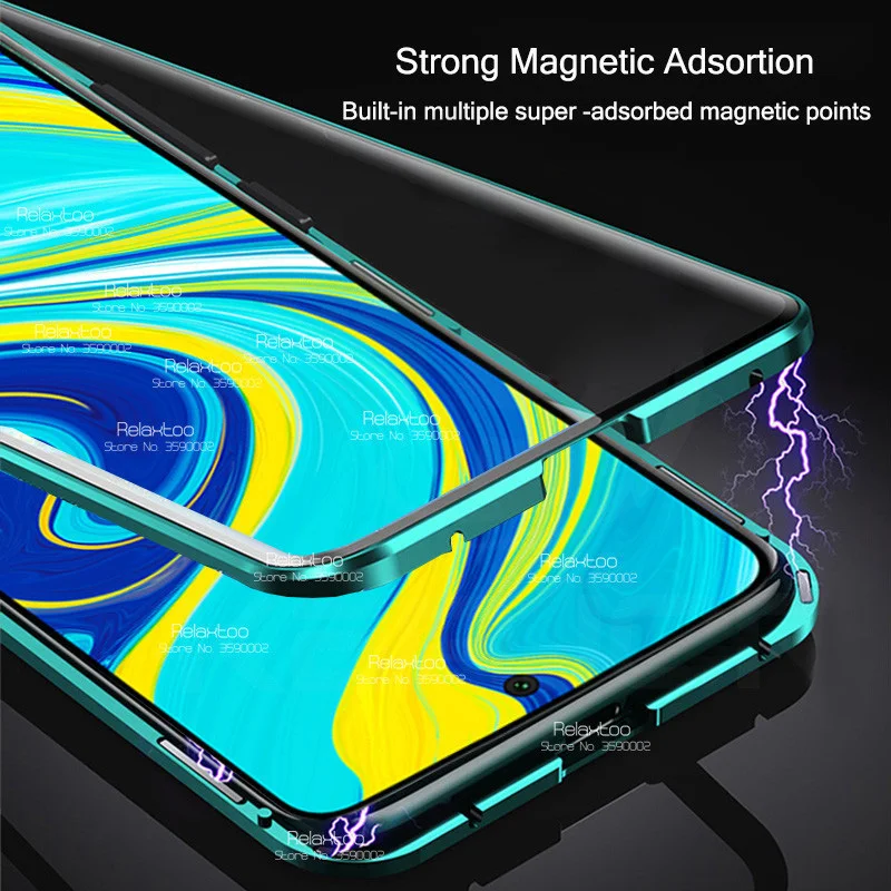 360° Magnetic Flip Cover case For xiaomi redmi note 9 phone cases on redmy readmi redme note9 nota not 9 protective Glass coque 360° Magnetic Flip Cover case For xiaomi redmi note 9 phone cases on redmy readmi redme note9 nota not 9 protective Glass coque