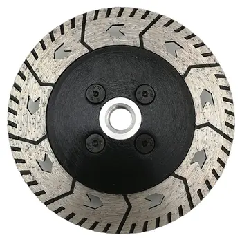 

125 x 2.8mm M14 Double-Sided Diamond Saw Blade Grinding Slice Sharp Type With Flange