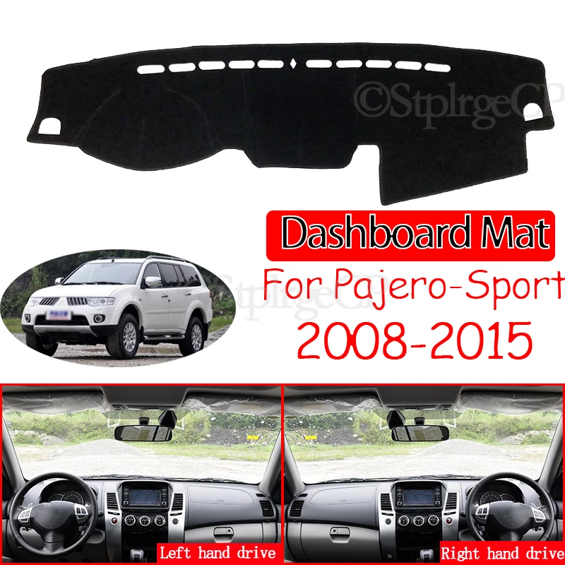 Противоскользящий коврик для приборной панели Mitsubishi Pajero Sport 2 2008 ~ 2015 Montero Shogun 2012 2014