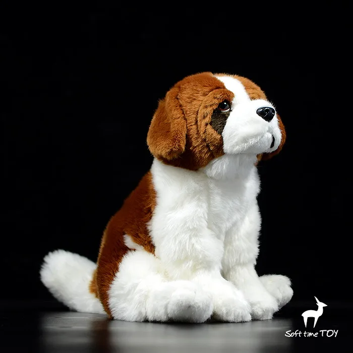 

Kids toys cute Saint Bernard doll real life plush dogs doll soft present toy women gifts