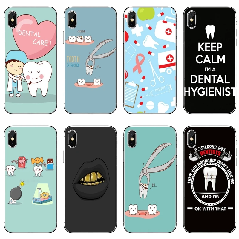 

Doctor Dentist Stethoscope Tooth Injections For Samsung Galaxy J8 J7 J5 Prime pro J3 A3 A5 A7 2018 2017 2016 tup soft cover case