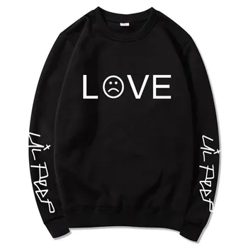 

S-3XL Lil Peep Hoodies hell boy lil.peep men/women Hooded Pullover male/female sudaderas cry baby hood hoddie Sweatshirts love
