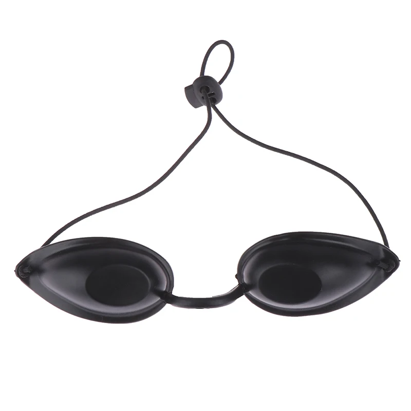 

1pc Soft Sunbathing Eyewear Tanning Goggles Beach Adjustable UV Skin Tanning Eye Protection UV Shield Glasses Black