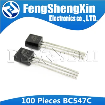 

100PCS BC547C TO-92 BC547 TO92 547C triode transistor