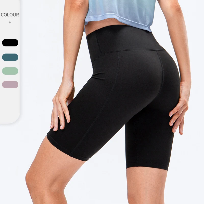 

Women Yoga Shorts High Waist Workout Short Seamless Sport Shorts For Woman Running Fitness Gym Leggings Hip Lift Femme Shorts