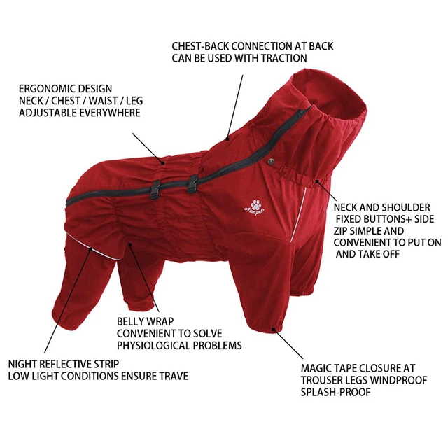 Winter Dog Jumpsuit