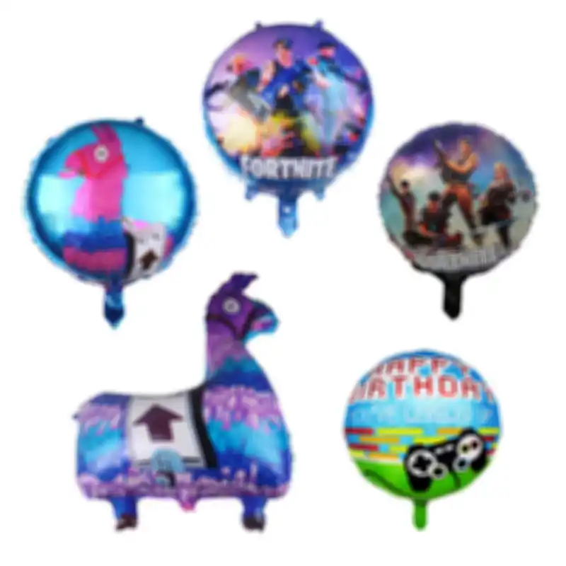 Ballon Llama De Jeu Video Decoration De Fete D Anniversaire Pour Enfants Ballons En Aluminium Pinata Alpaga Pour Bebe Aliexpress