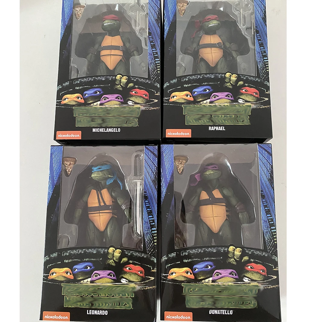 NECA Turtle Figure Shredder Krang Leonardo Michelangelo Donatello Raphael Action Classic Movie 1990's Film | Игрушки и хобби