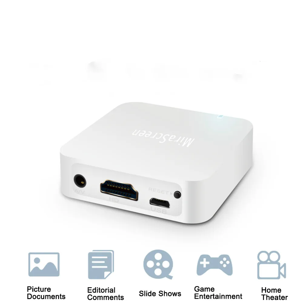 MiraScreen TV Stick HDMI car anycast Miracast DLNA Airplay WiFi Display Receiver Dongle Support Win