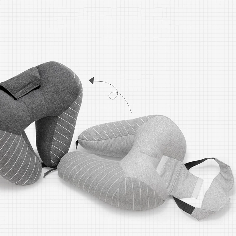 Подушка для путешествий подушка для шеи маска для глаз u-образная с накладкой для глаз Подушка для сна и путешествий Многофункциональная портативная Удобная