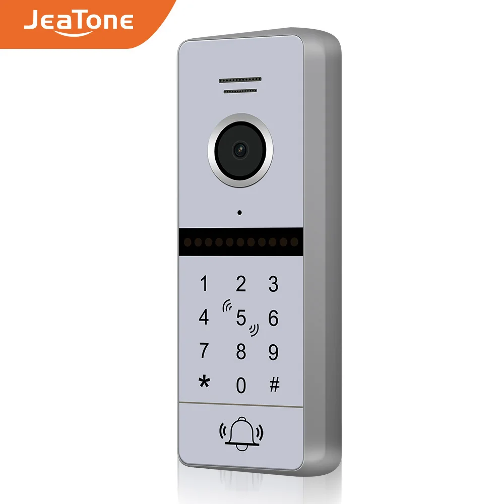 Новый 7 дюймовый сенсорный экран Jeatone FHD 1080P видео домофон с функцией RFID