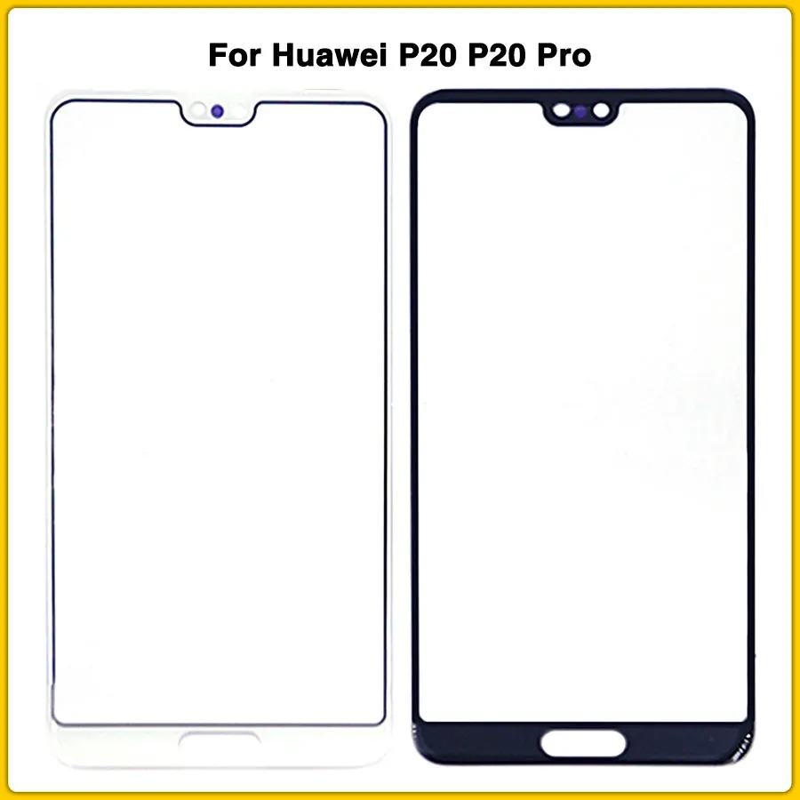 Новый ЖК объектив переднего стекла для Huawei P20 Pro Сенсорная панель Переднее