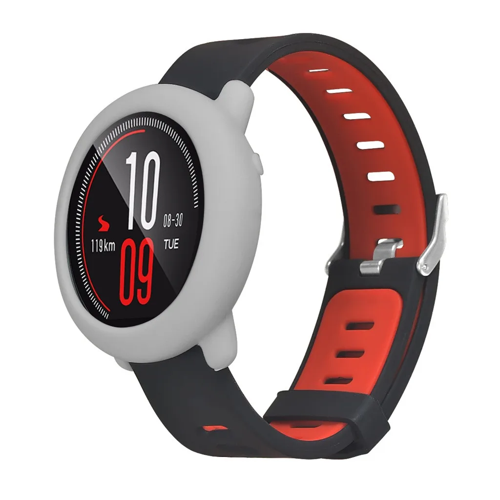 Чехол mosunx, силиконовая рамка, защитный чехол для Xiaomi Huami AMAZFIT Pace Watch, умные часы, аксессуары на замену