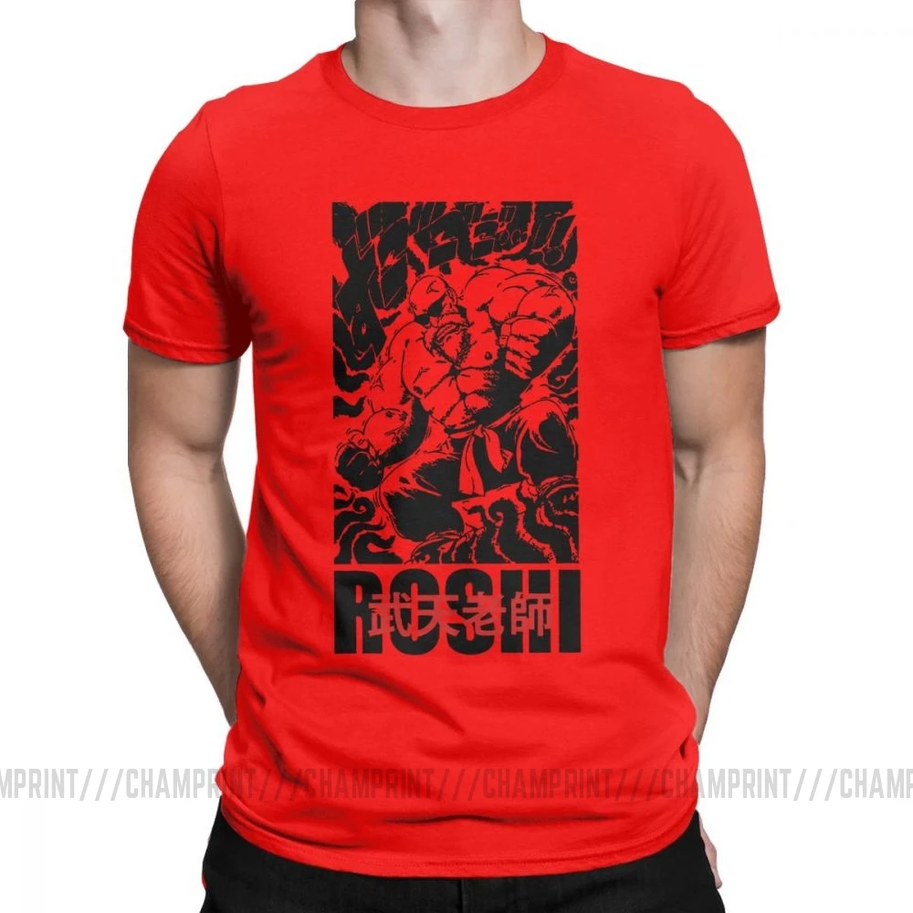 Roshi Dragon Ball мужские футболки Goku Super Saiyan Vegeta Dbz аниме ультра сон Харадзюку футболки с коротким рукавом хлопок - Цвет: Красный