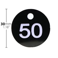 20-100PCS 16 Color Round Number Beehive Label Beekeeping Box Numbered With Hole Tag Animal Livestock Markers Classification Sign 2