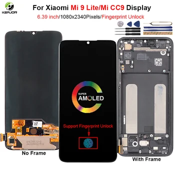 

Amoled Display For Xiaomi Mi 9 Lite LCD Mi CC9 Display Touch Screen Digitizer Replacement Part For Xiaomi Mi9 Mi 9 Lite Display