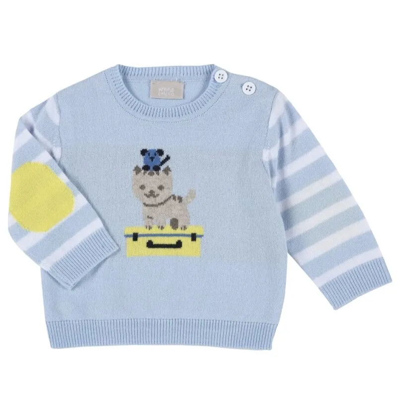 Небесно-голубой Chicco jumper, size 54, blue color - Цвет: Небесно-голубой