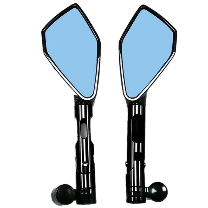 Best 8Mm 10Mm Cnc Motorcycle Rearview Side Mirrors Street Sports Bike Chopper Cruiser