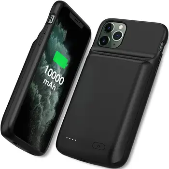 

Newdery 10000mAh battery case for iPhone X XS XR Xs Max 11 Pro Max Battery Case Charging power case for iphone 11 X XS Black