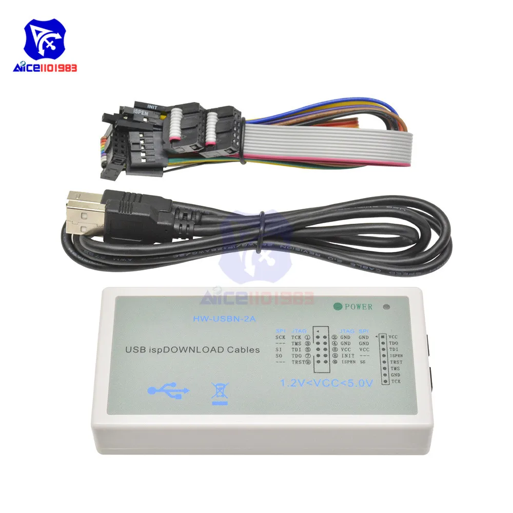 diymore Lattice USB Download Programmer ISP Download Cable with USB Cable Jumper Wire JTAG Line