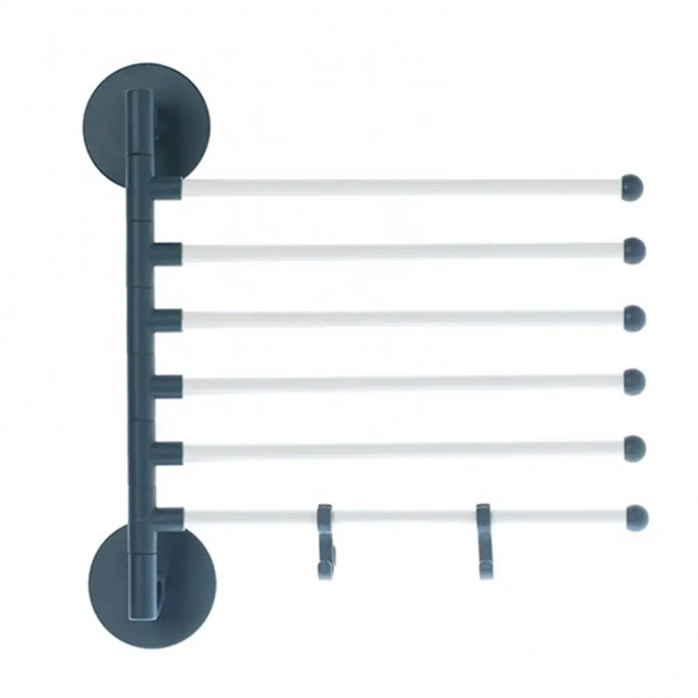 Towel Rack Wall Mount Punch Free Adhesive Bathroom Towel Holder Hanger Shelf Rack Bathroom Organizer
