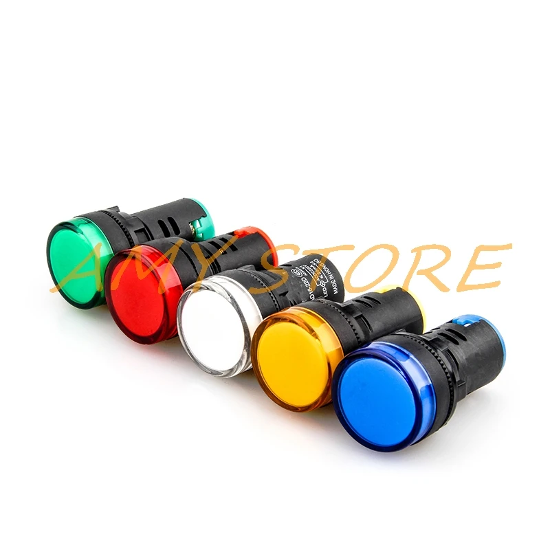 1 шт., 22 мм, AD16-22DS, сигнальный светильник, лампа для работы с ...