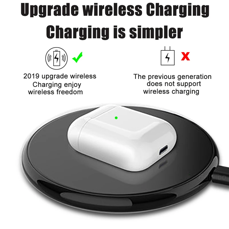 Original i200 TWS Black mini Bluetooth 5.0 Headsets 1:1 air 2 Replica smart sensor Wireless stereo earbuds Charging Earphones