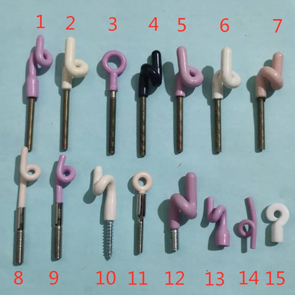 

Take-up Textile Machine Common Spare Parts Pink Porcelain Wire Special Gigh-quality Ring M4/M5 Screws Delicate Pigtail Eyelets