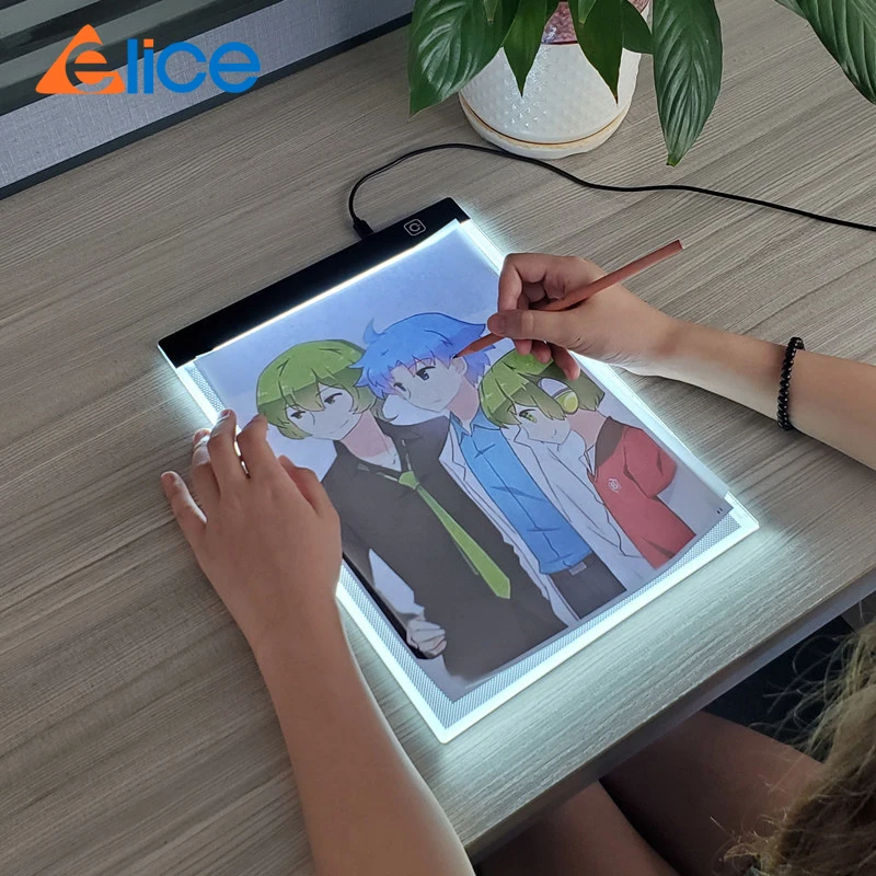 Led Drawing Board 3 Level Dimmable Led Drawing Copy Pad Board Children's Toy Painting Educational Creative Gifts For Children