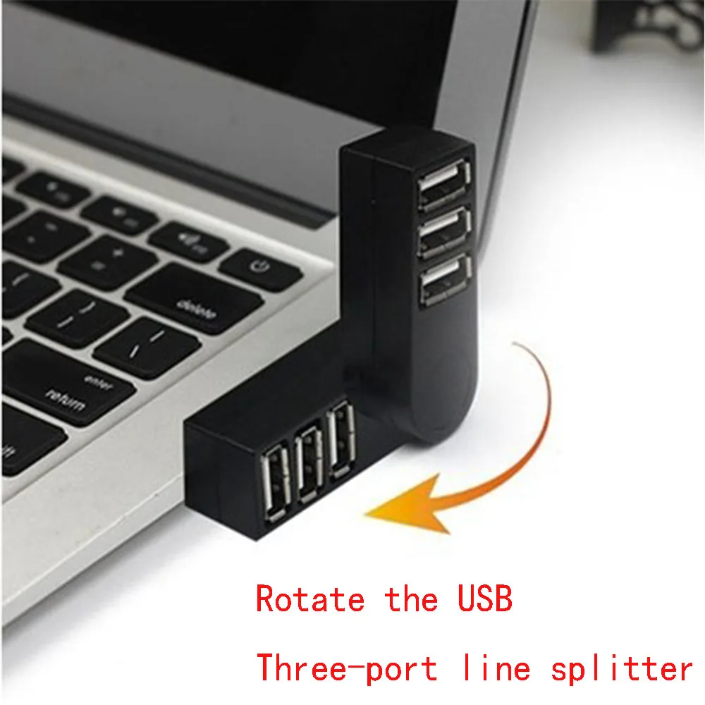 3-In-1 Mini Usb 4 Port Micro Usb Adapter Otg Usb Hub 2.0 Splitter Telefoon Data Opladen voor Pc Computer Auto Draagbare Harde Schijven