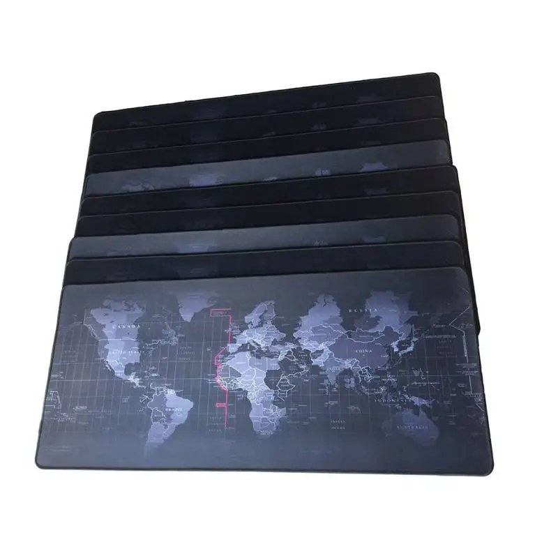 11 Anti Slip Rubber World Map Rubber Game Mouse Pad Mat Laptop Large Speed Gaming Mousepad 90*40cm 80*30cm