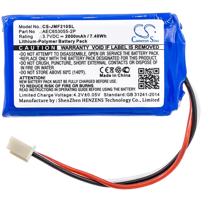 Cameron sino 2000mah аккумулятор для JBL Flip 2 (2013) II AEC653055-2P | Электроника