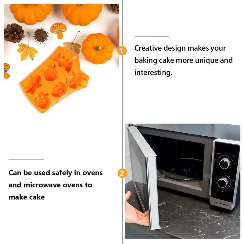 3pcs Safe Chic Simple Baking Mould for Home Bakery Halloween
