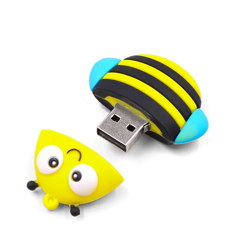 Usb флеш накопитель в виде милого пингвина совы лисы 128 ГБ 16 ГБ/32 ГБ/64 Гб/128 U диск