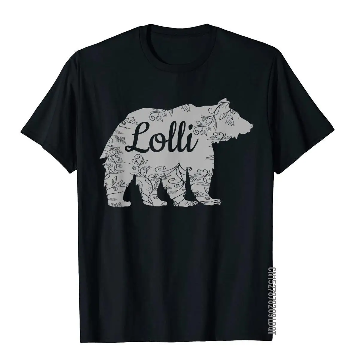 Lolli Bear TShirt for Grandmother Pregnancy Announcement T-Shirt__B13143black