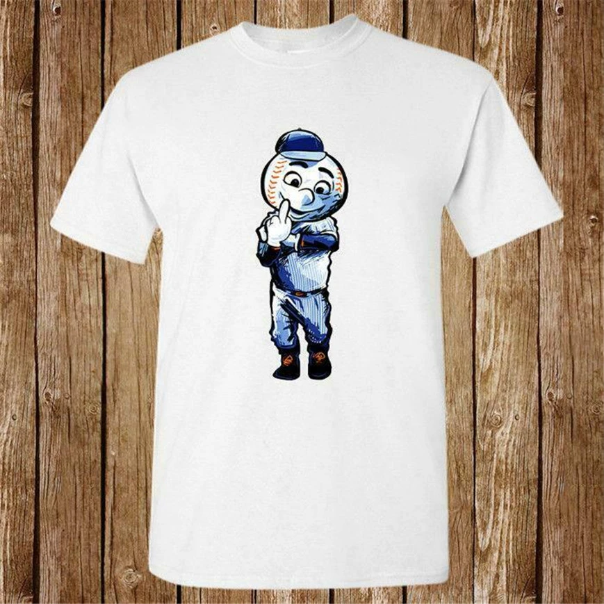 mr met middle finger shirt
