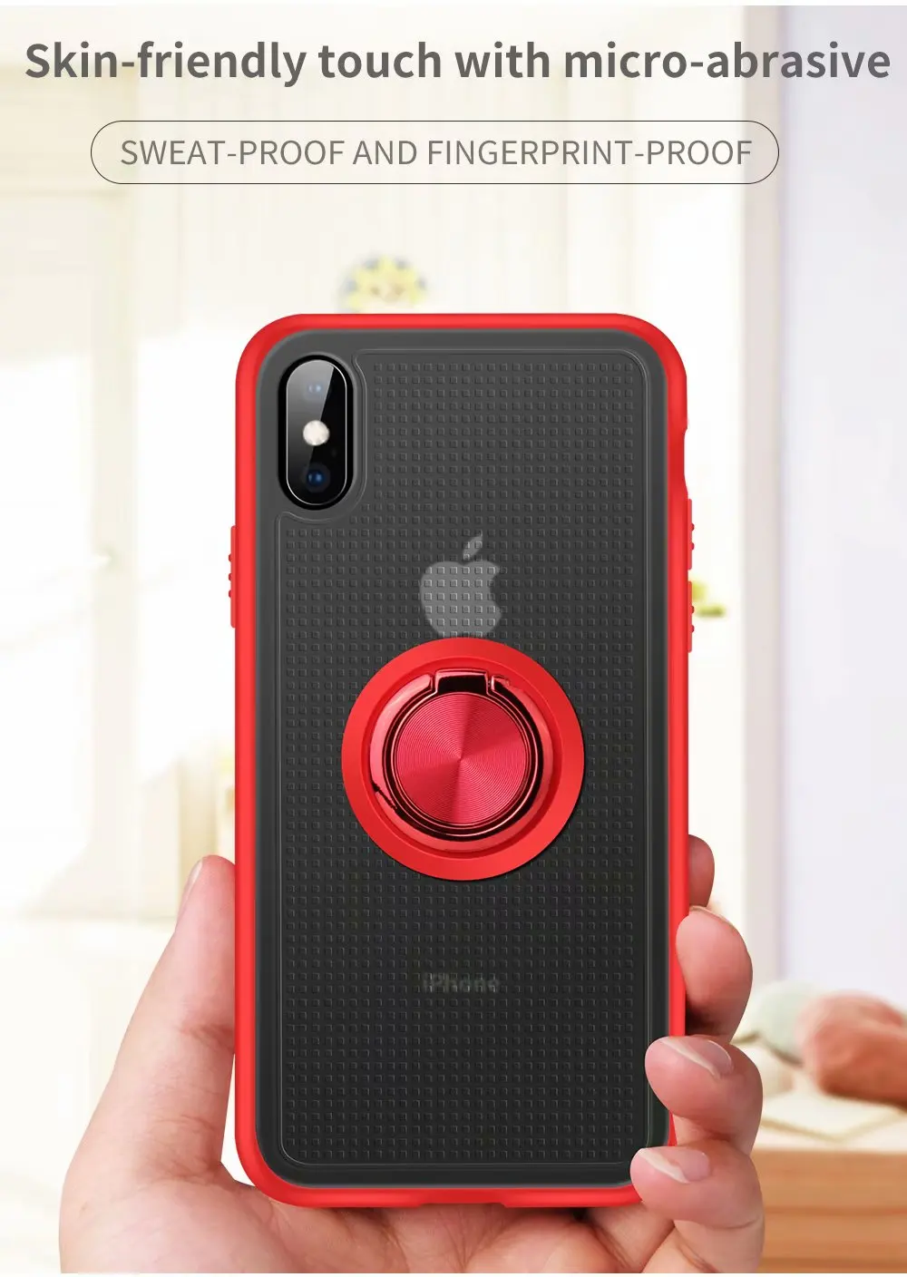 Luxury hardware ring with bracket drop proof case for iphone 6 6S 7 8 Plus case PC+TPU car charger for X XR XS Max phone case