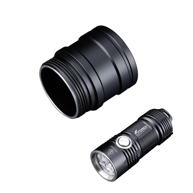 1Pcs Fitorch ET25 P25 DIY Flashlight Extended Tube From 26350 To 26650 Battery Lamp Lantern Spotlight Torch Accessory | Лампы и