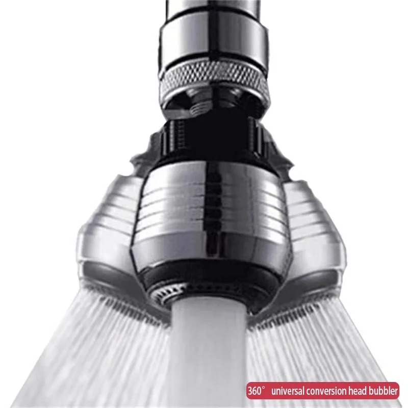 

360 Degree Rotating Faucet Anti-splash Economizer Kitchen Supplies Mixers Taps Filter Tip Water Bubbler Faucet Saving Dual Mode
