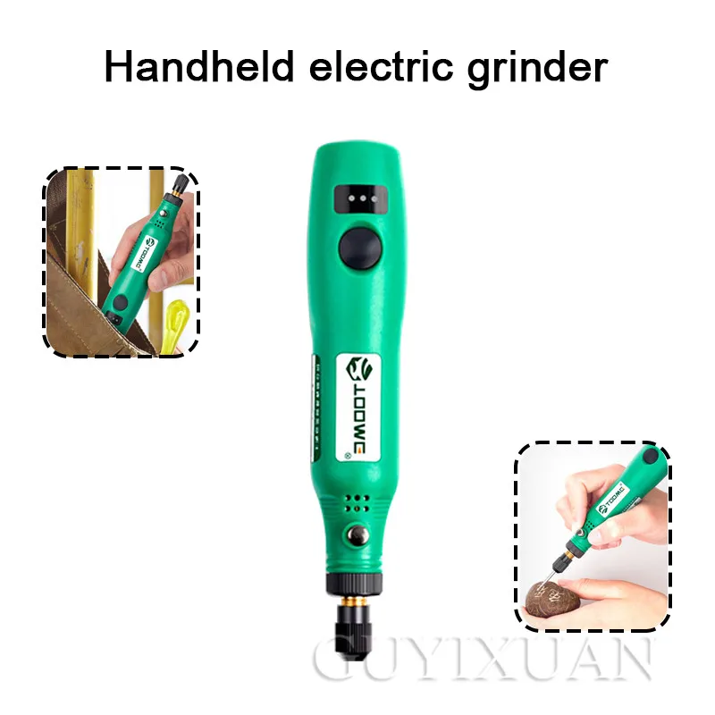 

USB charging small handheld jade carving machine Electric wenwan nuclear carving sanding and polishing machine