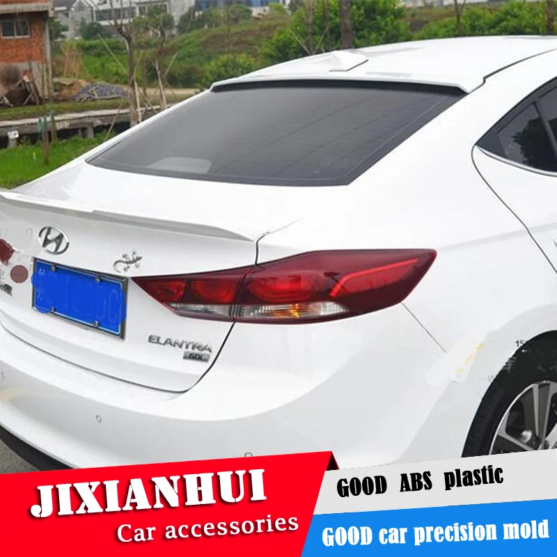 Спойлер на крышу для Hyundai Elantra 2016-2018 спойлер HBYW из АБС-пластика цветной задний