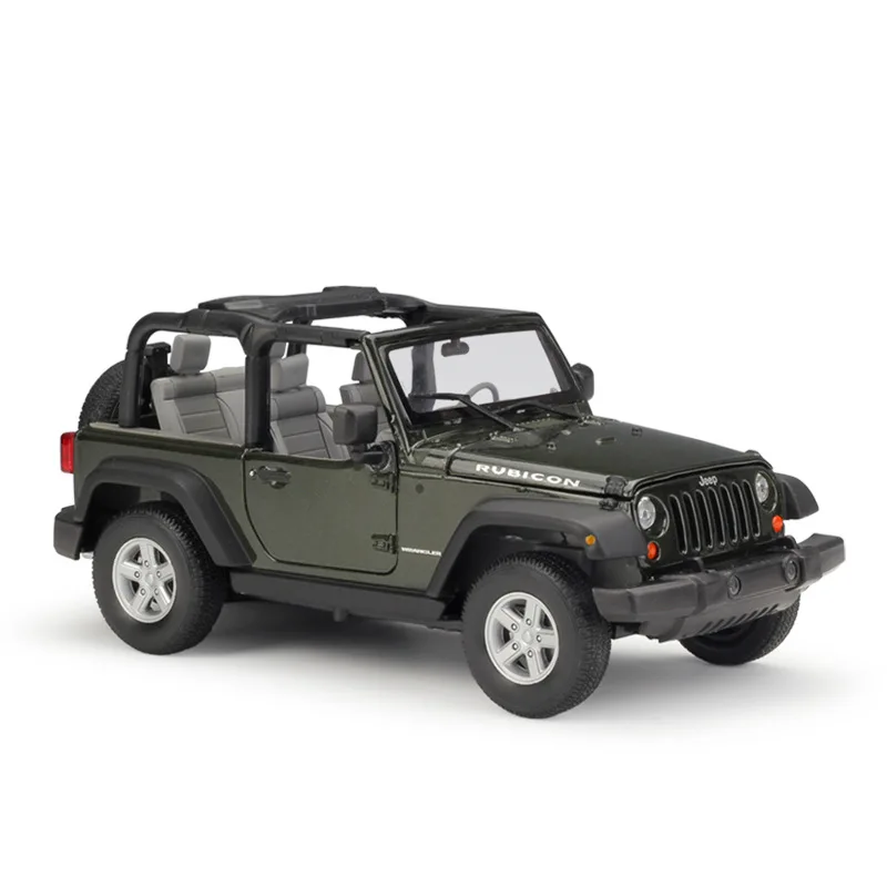 Модель автомобиля Welly 1:24 2007 Jeep Wrangler из сплава отлитые и игрушечные транспортные