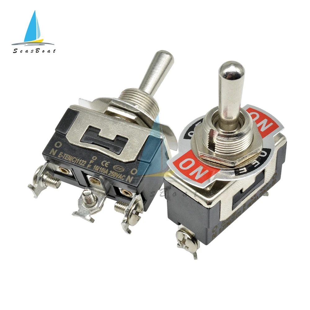 Miniature On Off Small SPST Toggle Switch 16A 250VAC Heavy Duty Rocker Switch 2 3 4 6 12 Pin ON-OFF ON-ON ON-OFF-ON motion sensing light switch