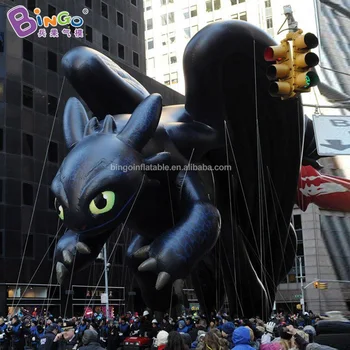 

Customized 3m/5m/7m width giant inflatable toothless dragon with wings flying dragon large animal cartoon lugia toys