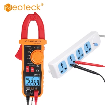 

Neoteck digital clamp meter 3999 Counts Handheld Auto Range Portable Multimeter Backlight LCD Measuring AC/DC Clamp Meter Tester