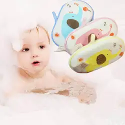 Safe Cute Baby Shower Elephant Eco-friendly Cotton Wash Towel Bath Brushes Bath Sponge