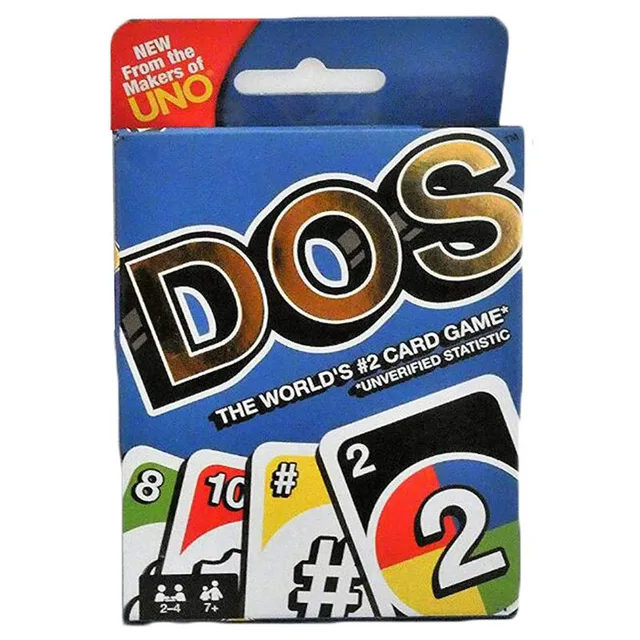 UNO Dos Card Game Family Party Funny Entertainment Board Game Poker Kids Toys Birthday Halloween Gifts Playing Cards 1