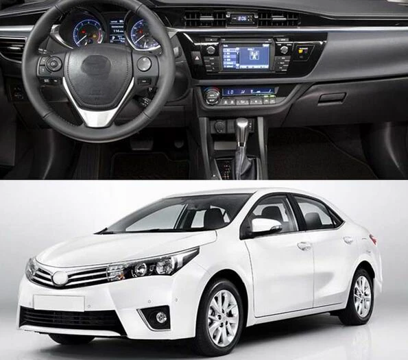 Автомобиль Fascias Аудио Панель рамка Dash комплект для Corolla левый руль